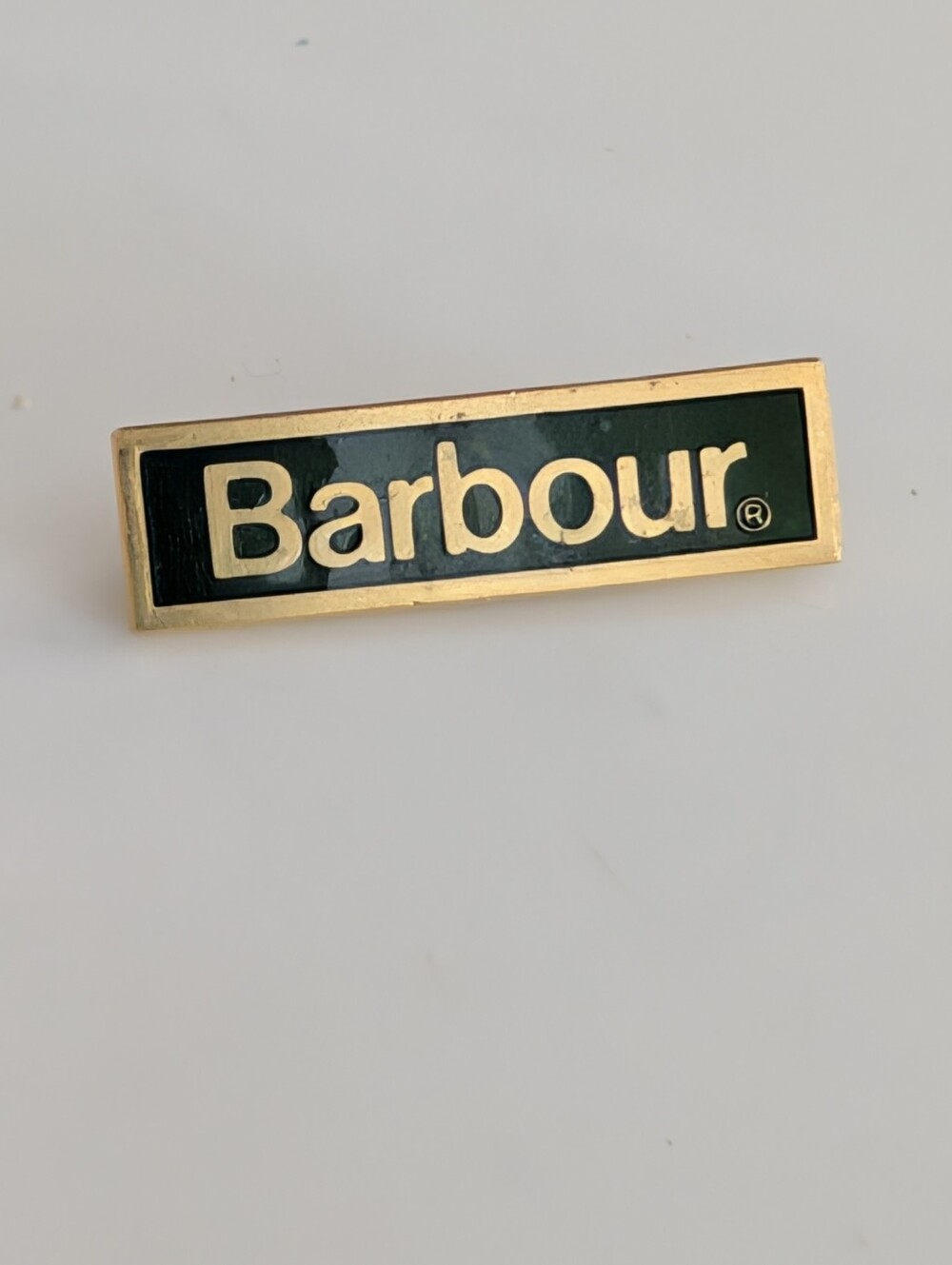Barbour badge pin